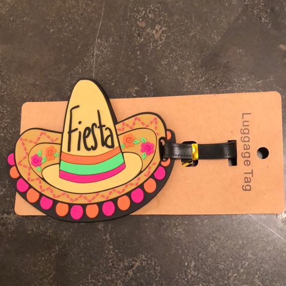 Accessories - FREE W/ $9 PURCHASE -“Fiesta” Sombrero Luggage Tag